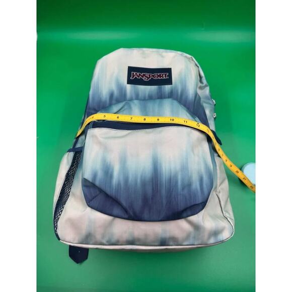 Jansport Cross Town Ombré Falls greenish/blue backpack - Picture 6 of 7